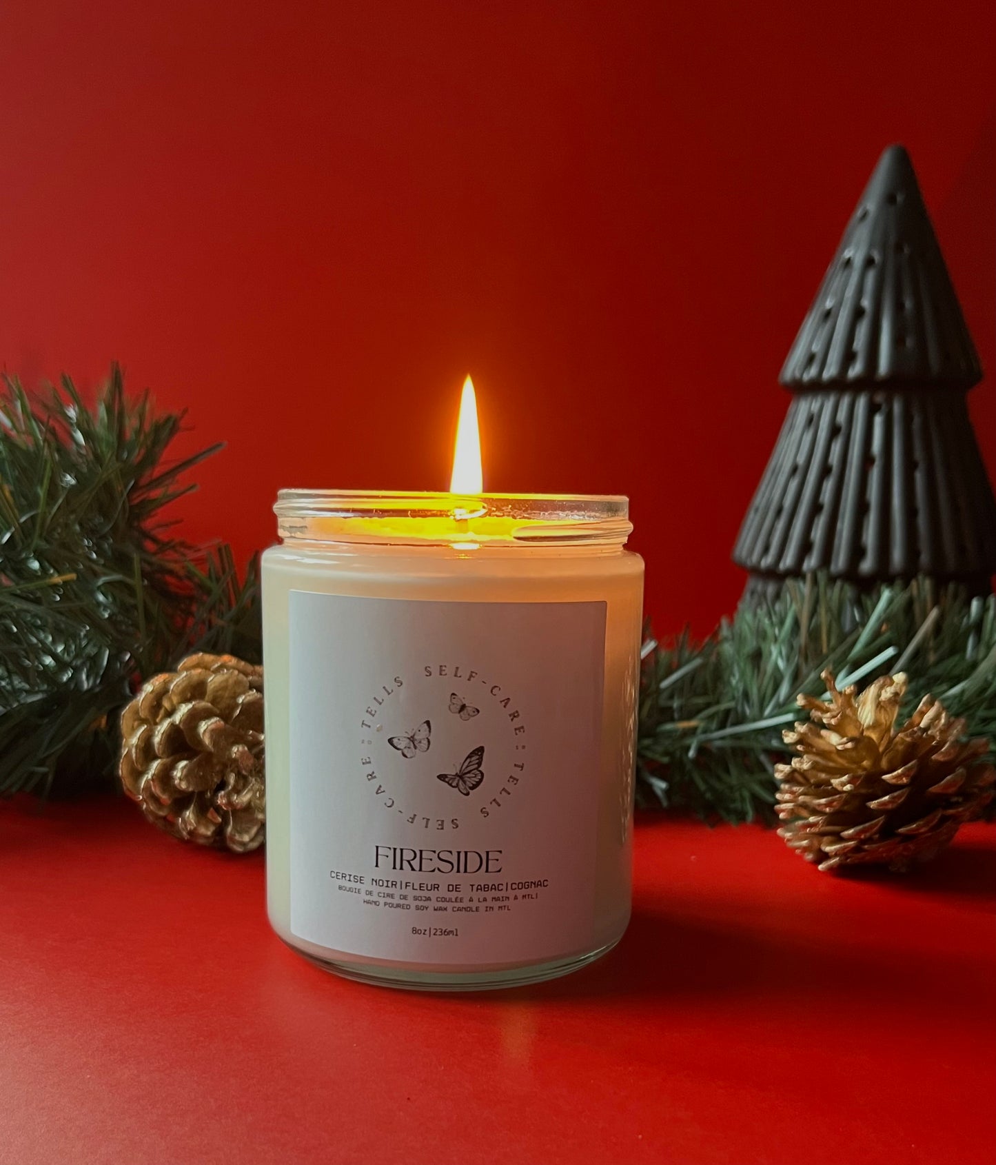 Fireside | Black Cherry + Tobacco Flower + Cognac